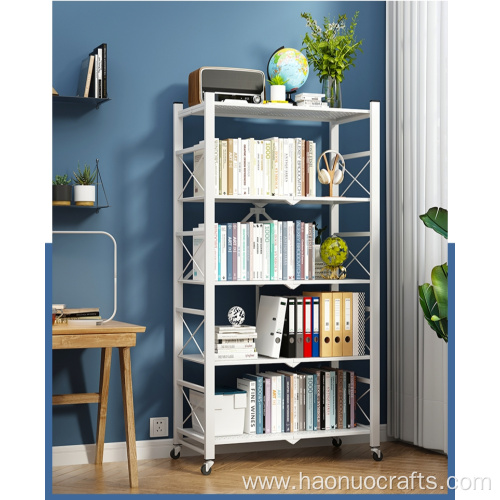 bookshelf bedroom movable bookshelf iron storage bookcase